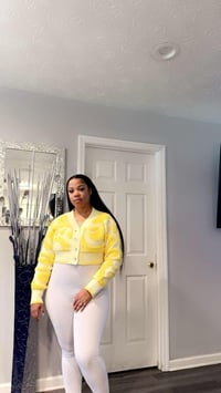Image 2 of Knit Crop Cardigan