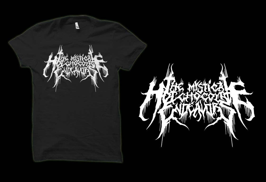 Image of Black Metal Logo Tee