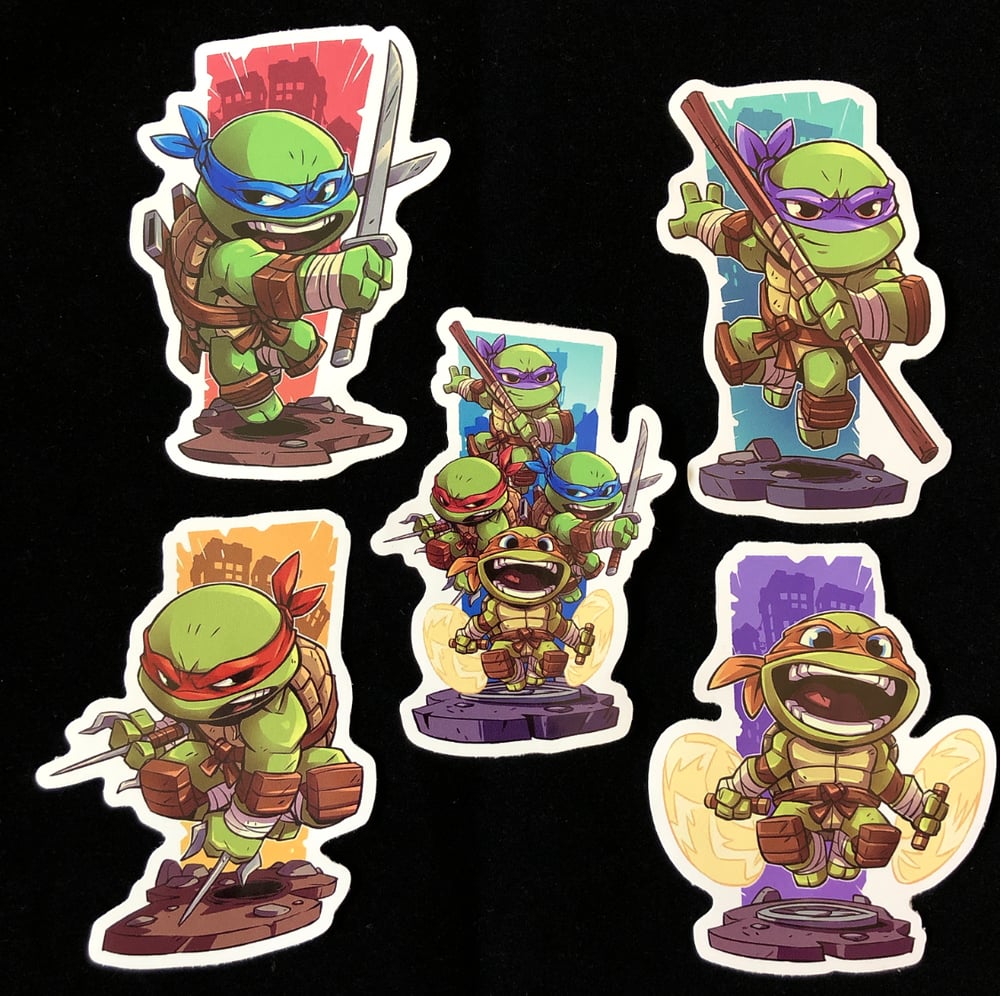 Image of Cowabunga 5 Premium Sticker Pack!