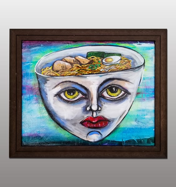 Image of Ramen Head Painting