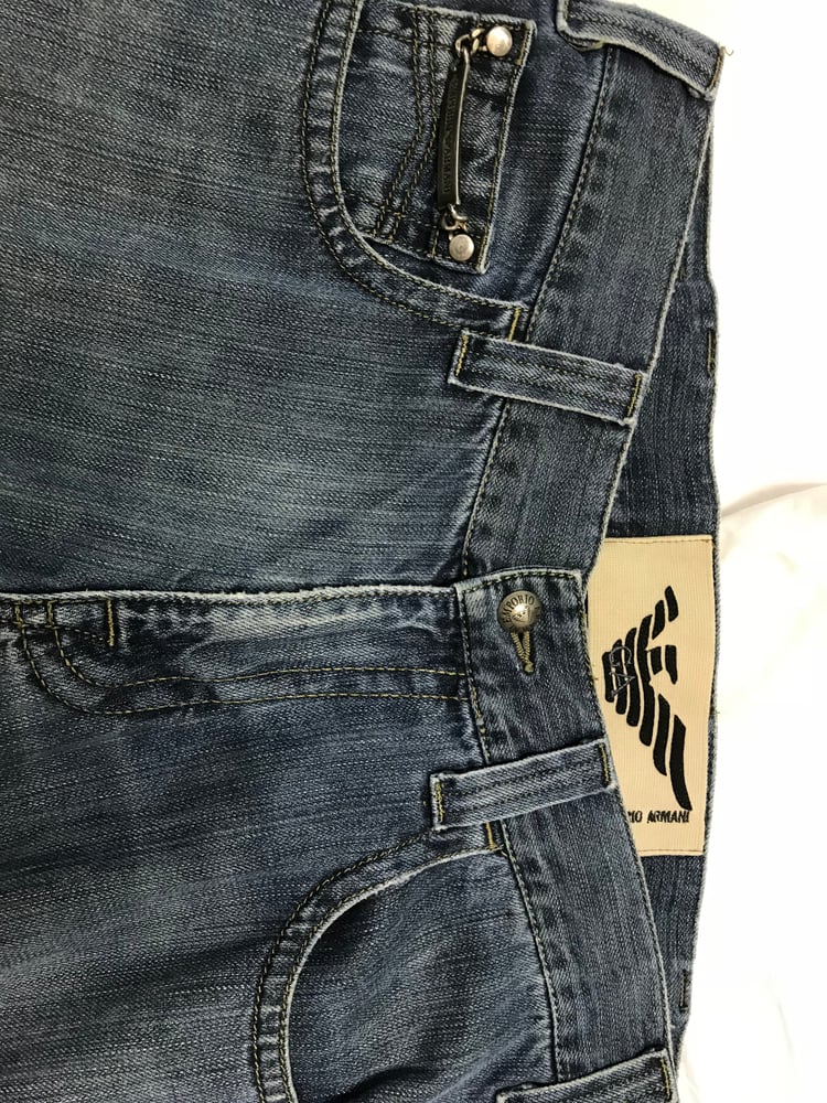 Image of Emporio Armani Faded Men's Jeans