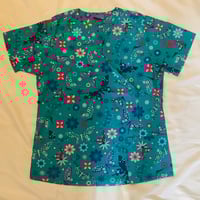 Image 1 of Green / butterfly flower 2pc set