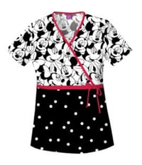 Disney red/black top