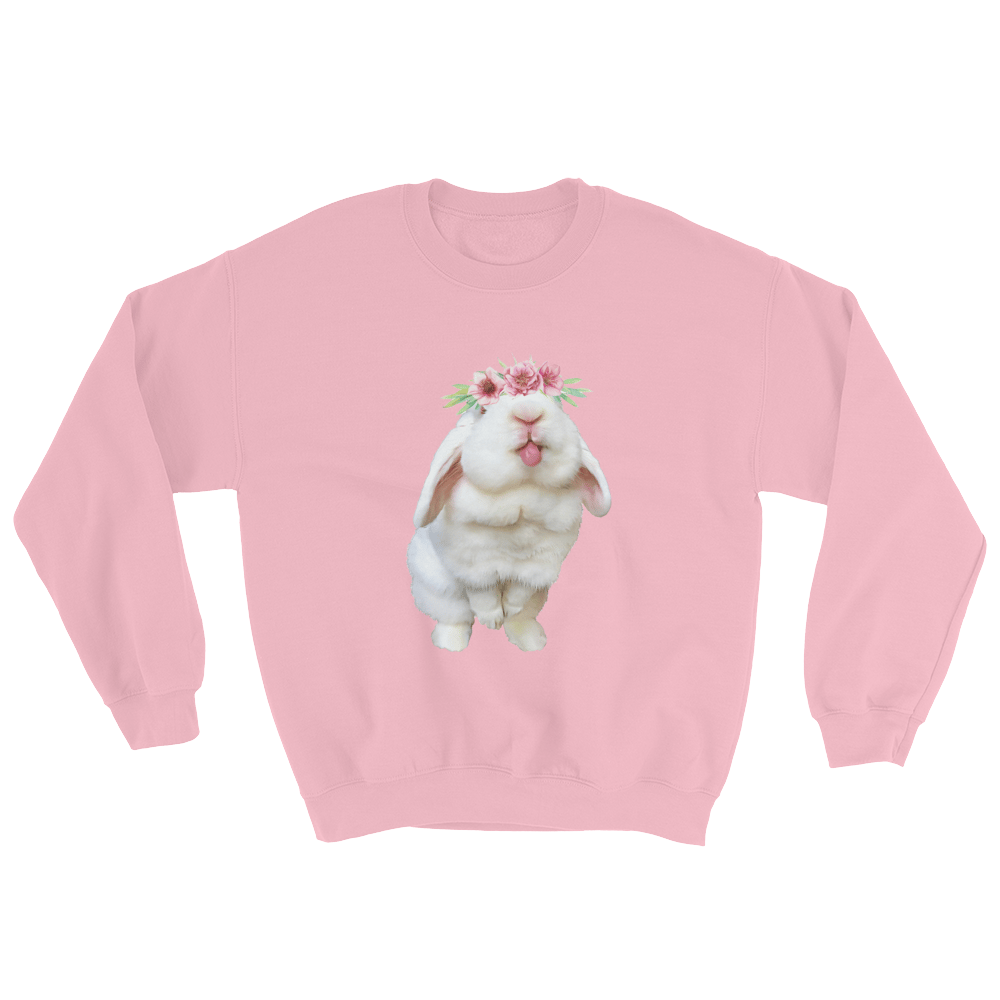 Image of Blanco 'Flower Crown' Crewneck Sweatshirt
