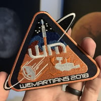 Image 2 of Season 3 (2018) WeMartians Podcast Commemorative Mission Patch - LIMITED EDITION