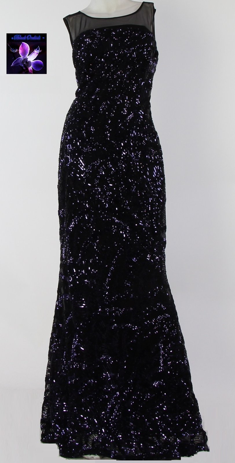 dark purple sequin dress