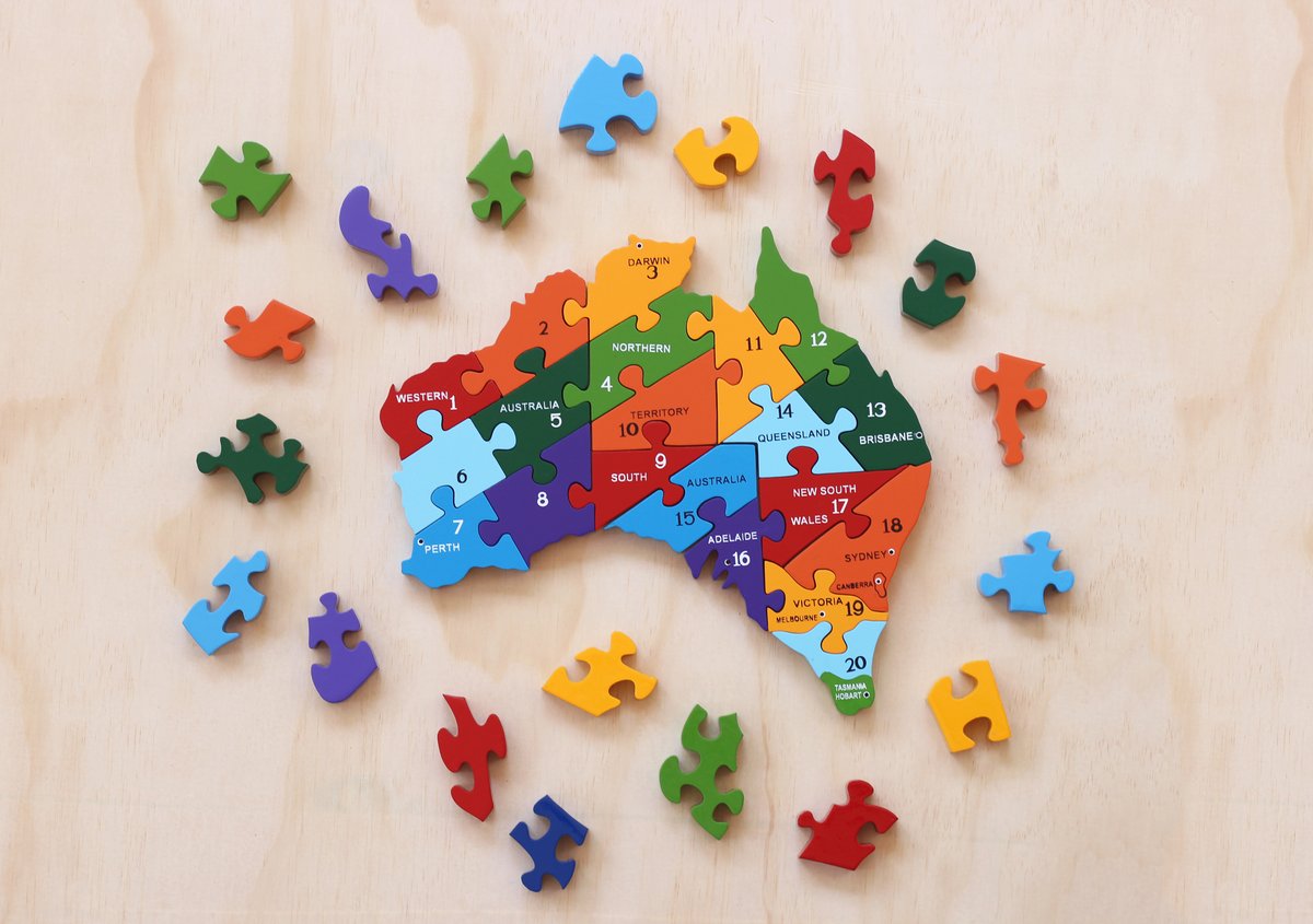 Image of Australia Map 1-20