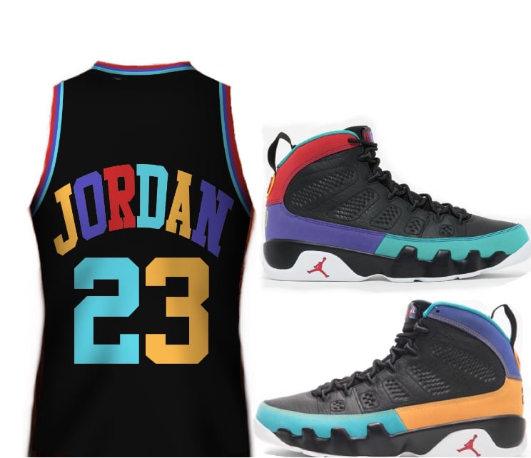 Image of MJ Custom Jersey J 9’s Edition 