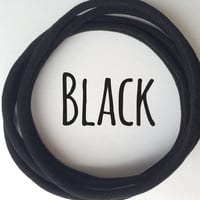 Image 1 of Black Dainties from Nylon Headbands UK