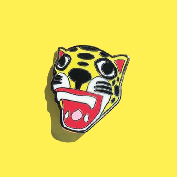 CHEETAH ENAMEL PIN - Sorry.