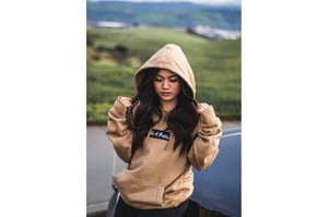 Image of Creators Box Logo Hoodie | Tan