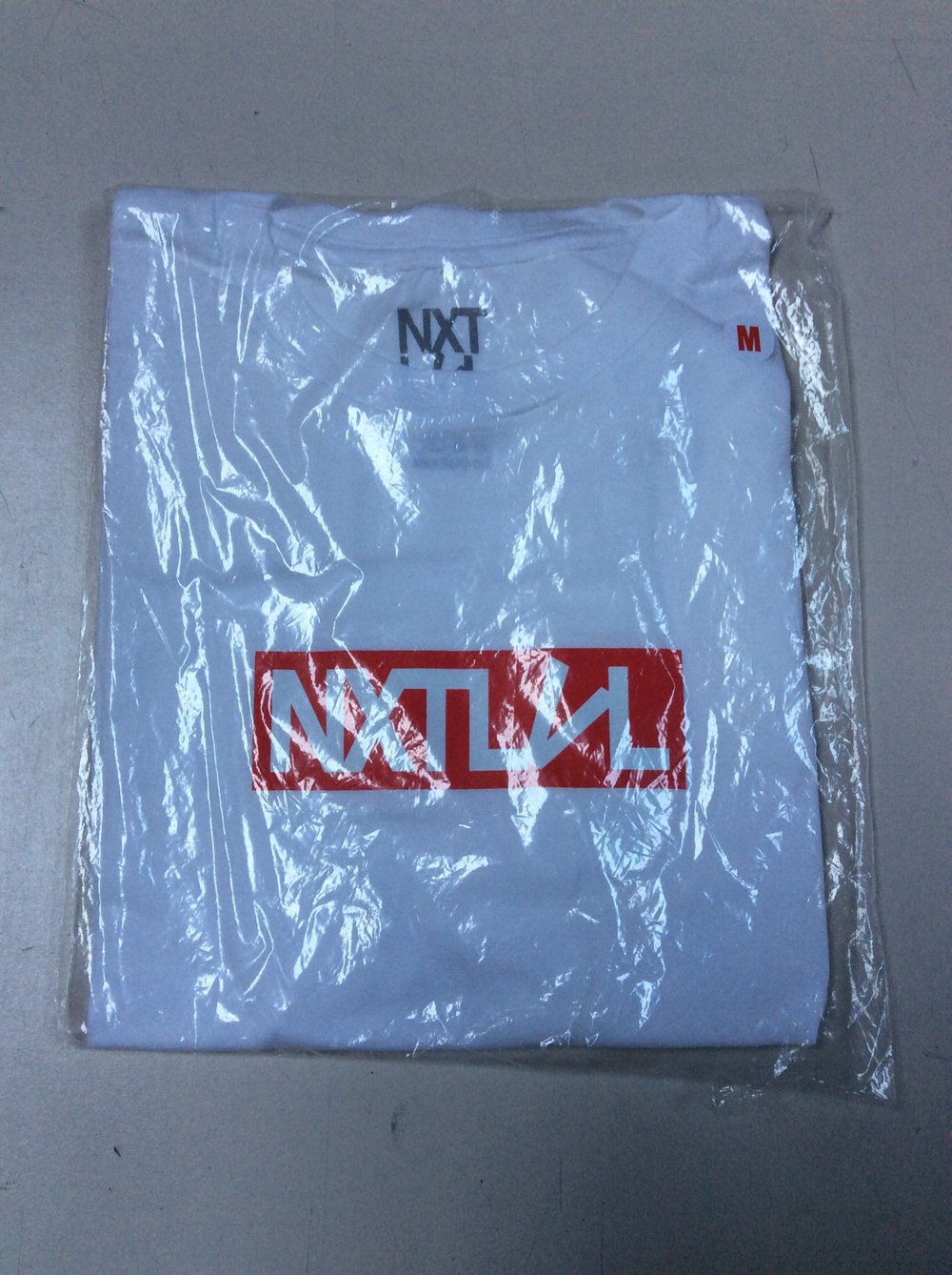 NXTLVL RED BOX LOGO TEE