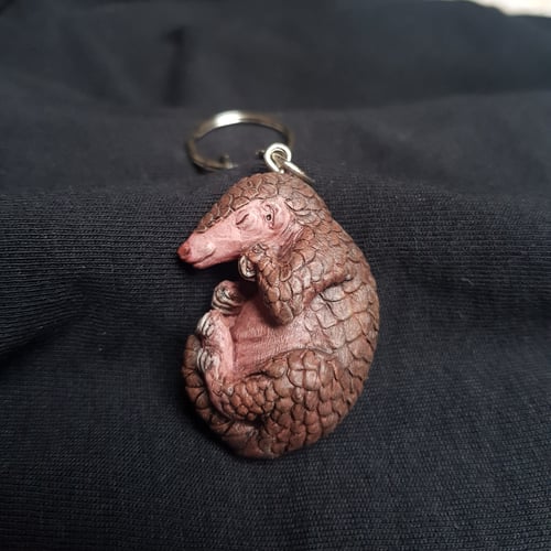 Image of Baby Pangolin Keyring