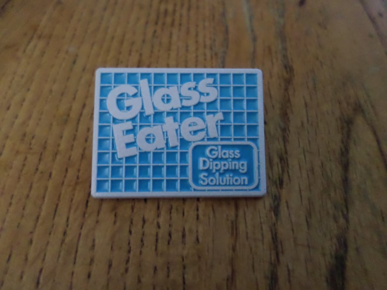 Image of Glass eater logo pin