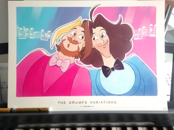 Image of The Grumps Variations Limited edition A3 Print
