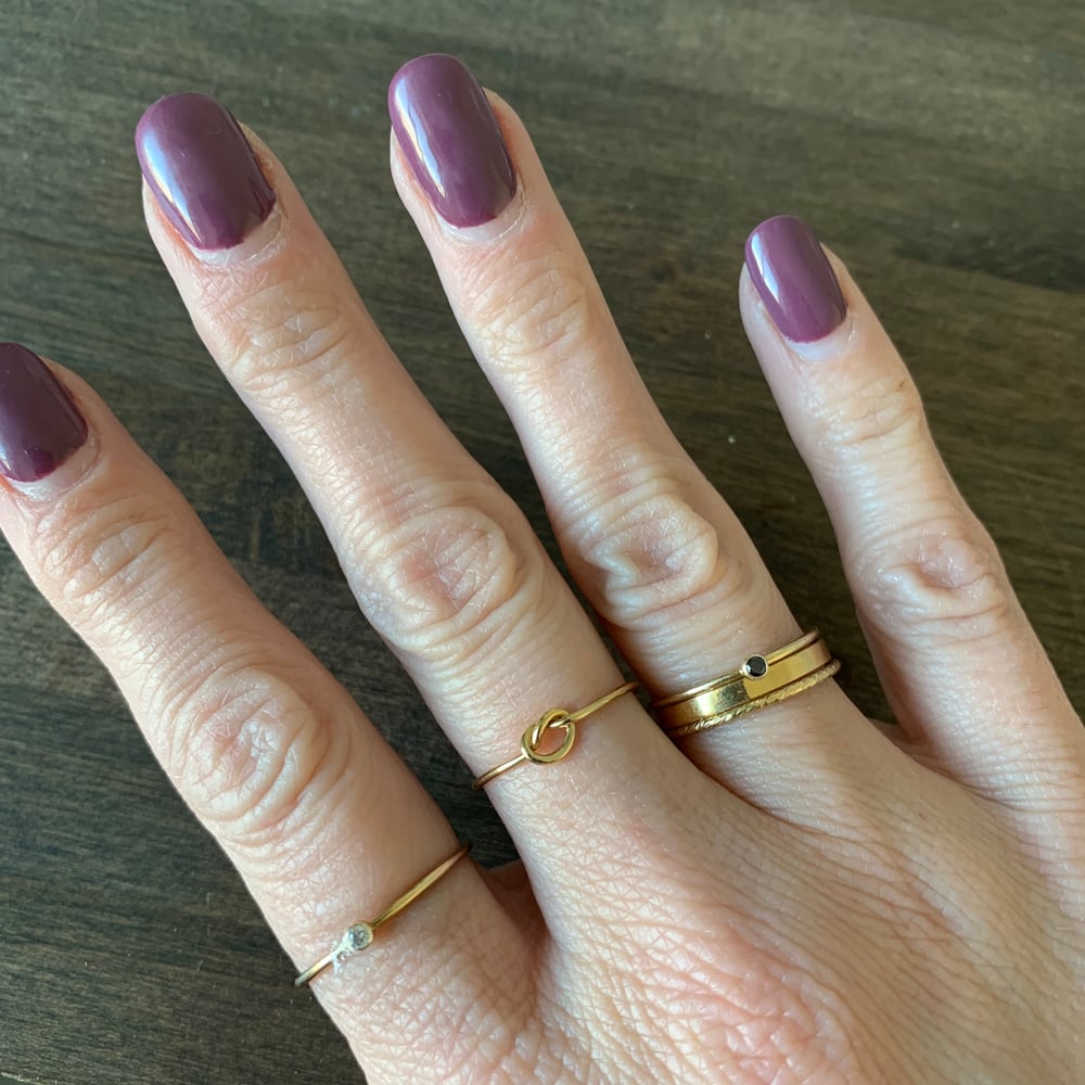 Image of Gold filled stacking ring 