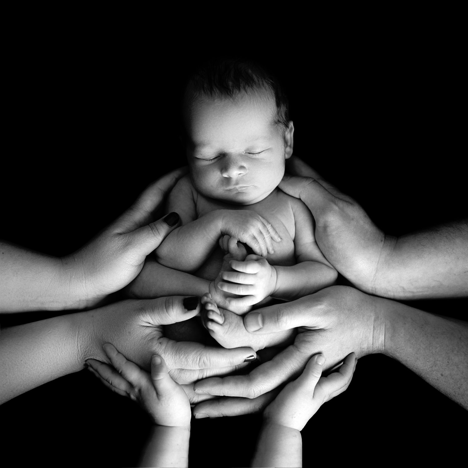 Image of Newborn session.
