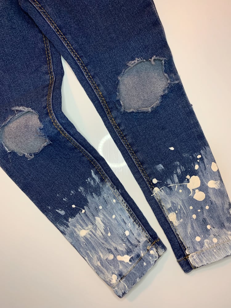 Image of Denim Splat Jeans 