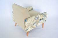 Image 2 of Fauteuil cube beige & botanic