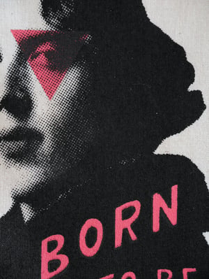 Image of BORN TO BE WILDE tote bag