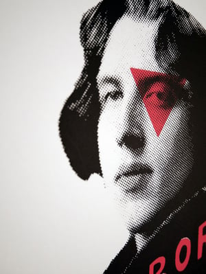 Image of BORN TO BE WILDE screenprint