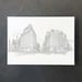 Image of Central Park, Manhattan / Pencil drawing.