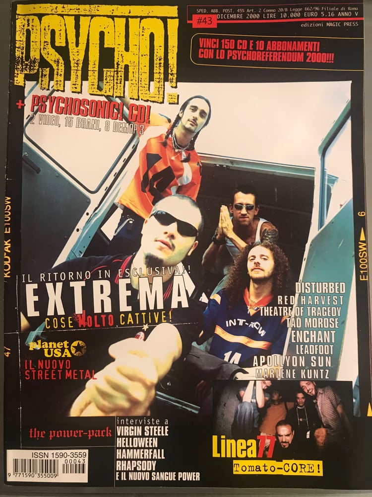 Image of PSYCHO! N. 43 (DICEMBRE 2000) +CD PSYCHSONIC VOL. 19 + FANZINE ANDROMEDA VOL. 1 - SOLO 1 COPIA!!!!!