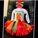 Image of Colorful crayons tutu set