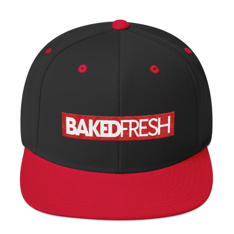 Image of Baked Fresh Black & Red Snap Back