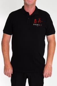 Phukwit Golf Polo Shirt BLACK