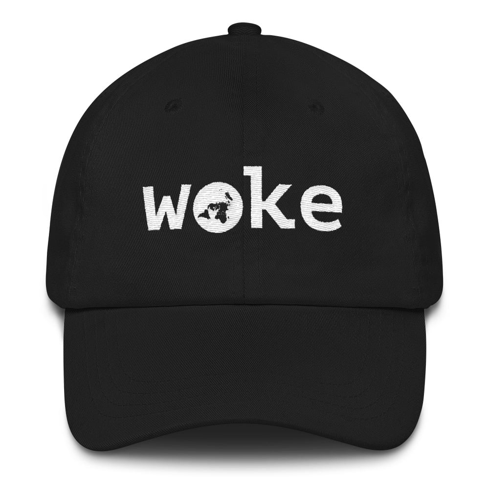 Image of WOKE FLAT EARTH MODEL HAT