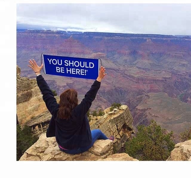 Image of You Should Be Here Sign