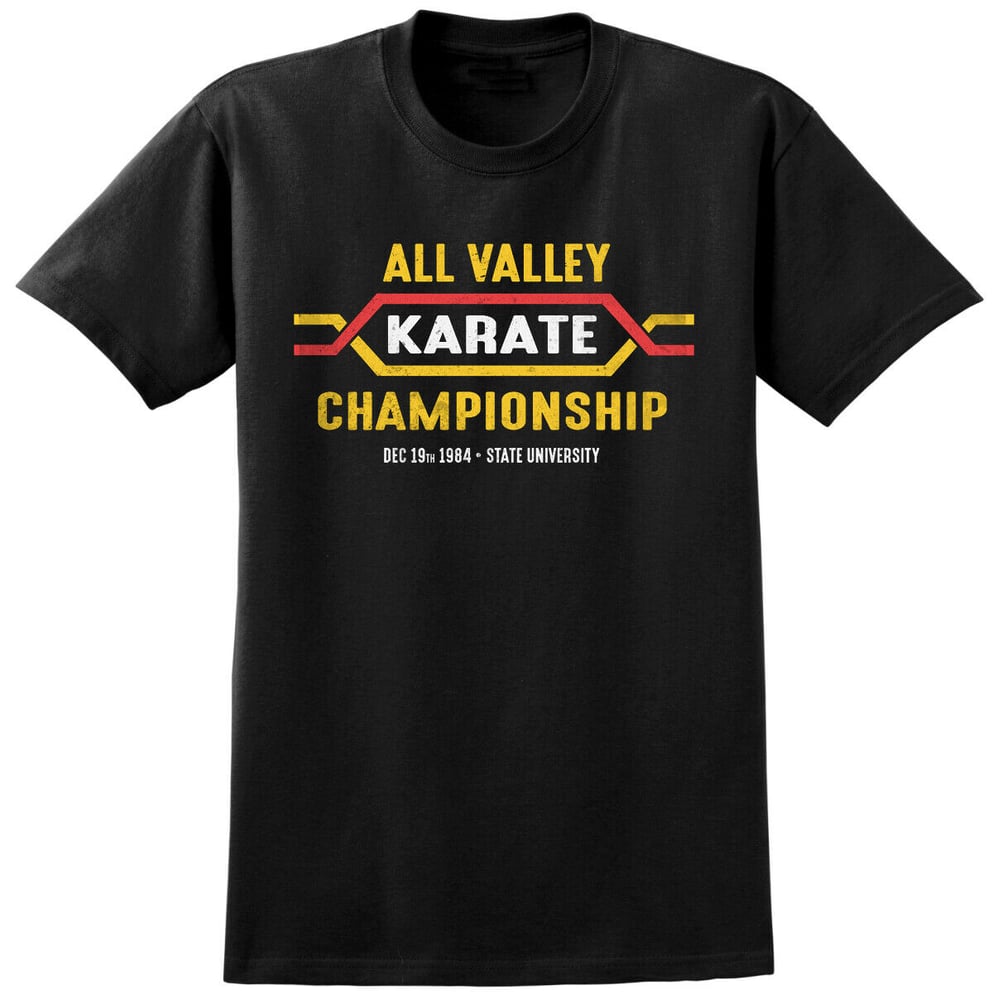 Image of All Valley Karate Championship T-shirt - Karate Kid Inspired