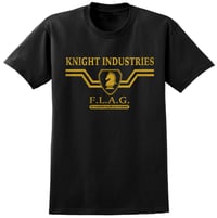 Image 1 of Knight Industries F.L.A.G. T-shirt - Knight Rider Inspired