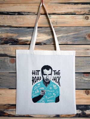 Image of HIT THE ROAD JACK tote bag