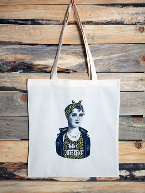 Image of THINK DIFFERENT tote bag