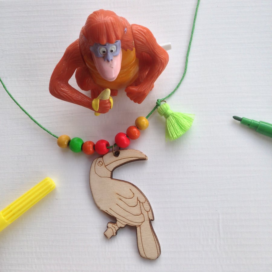 Image of 'Magical Rainforest' DIY Necklace