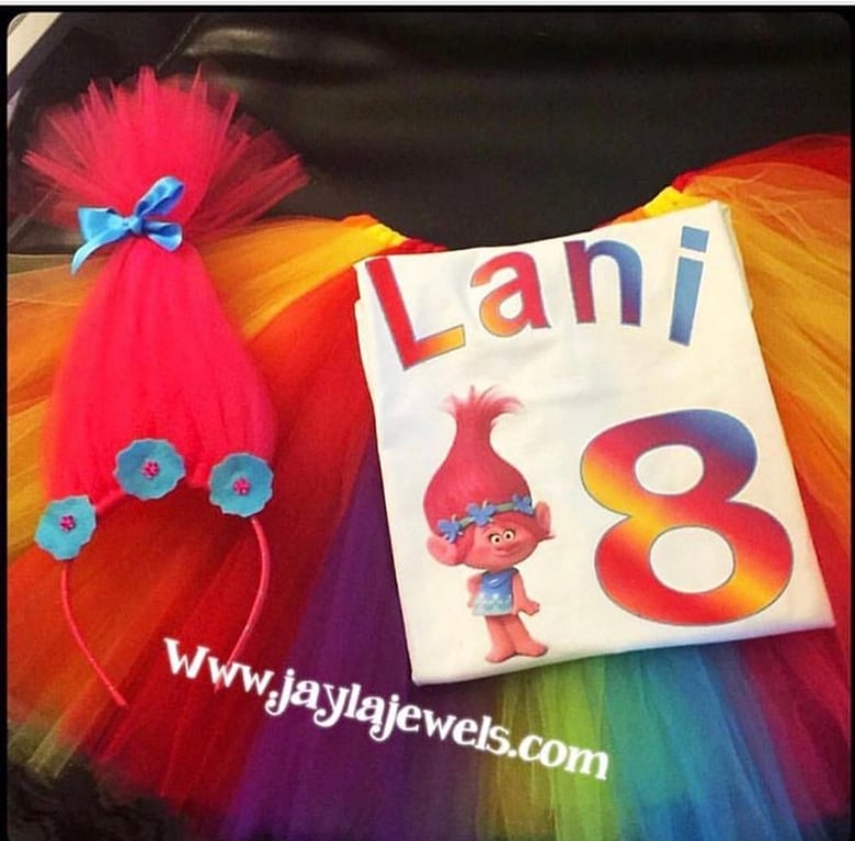 Image of Trolls tutu set