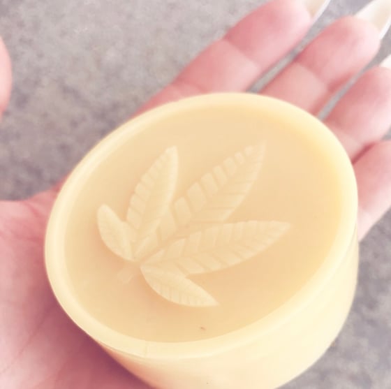 Image of  Healing Lotion Bar Canna Leaf 350mg Isolated CBD