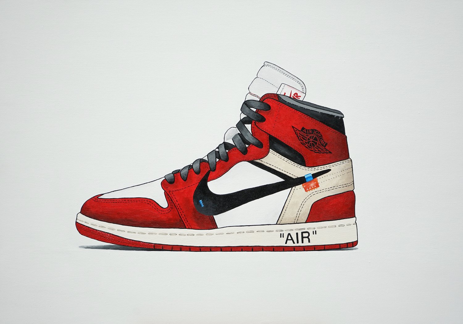 Invitere alkohol Brise Nike x Off-White Jordan 1 Chicago Painting | The Art Don