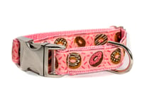 Donut pink Dog Collar