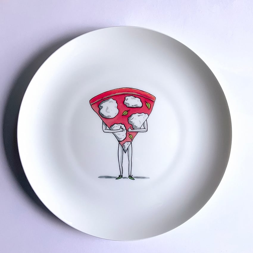 Image of Pizza Plate - Mozzarella