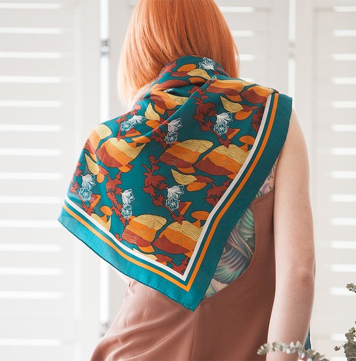 Image of LA LIÓ SILK SCARF