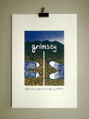 Image of GRÍMSEY (MOVIE POSTER) screenprint