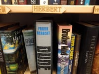 Sci Fi Book Shelf Label