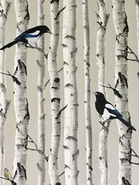 Image 5 of Morwenna Magpie ~ Removable Wall sticker
