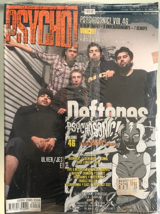 Image of PSYCHO! N. 70 (GIUGNO 2003) + CD PSYCHOSONIC! VOL. 46 - SOLO 2 COPIE DISPONIBILI!!! RARISSIMO!!!