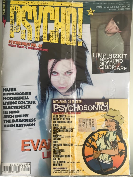 Image of PSYCHO! N. 73 (OTTOBRE 2003) + CD PSYCHOSONIC! VOL. 49 - 2 SOLE COPIE DISPONIBILI - RARISSIMO!!!