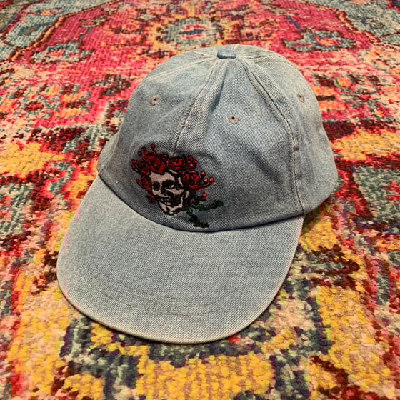 Image of Original Vintage Grateful Dead Denim Bertha Cap! 1990's