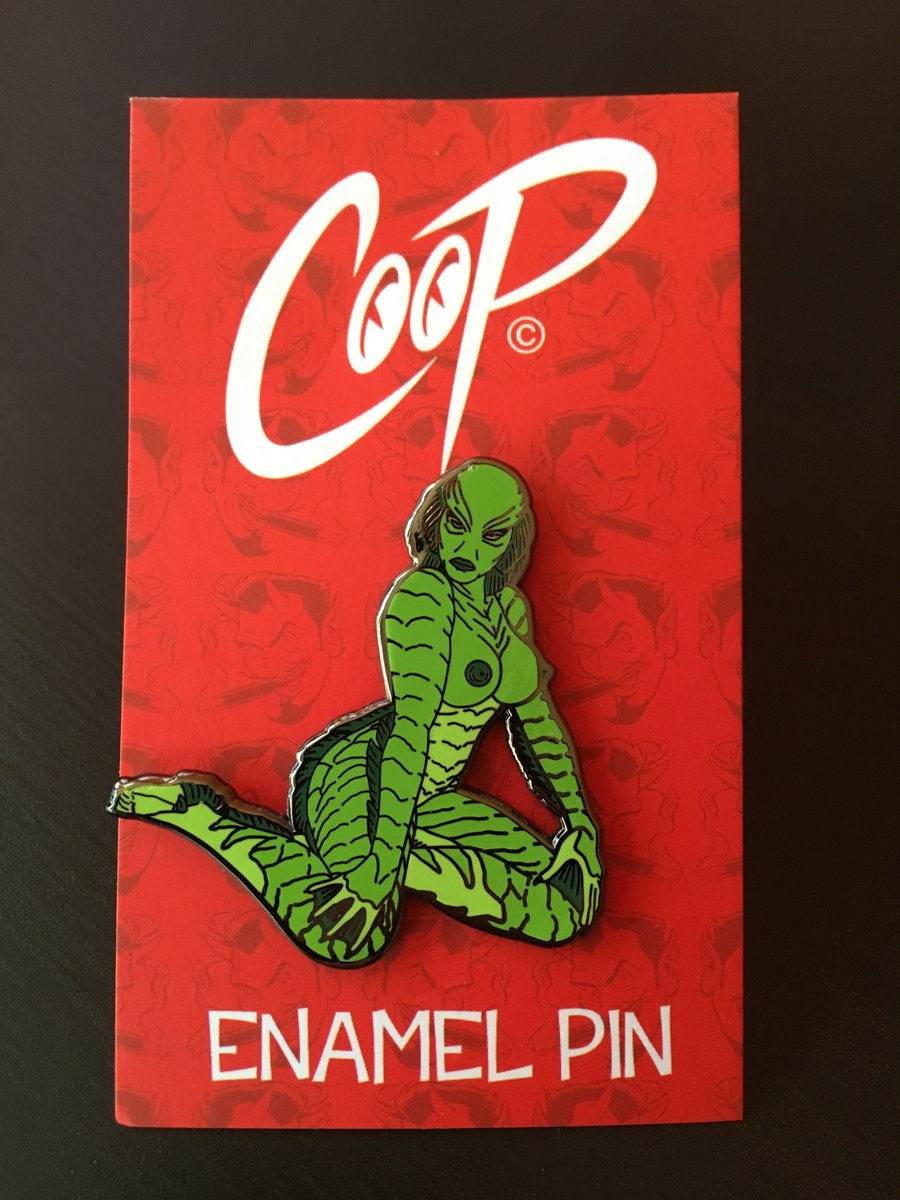 Image of SHE CREATURE enamel pin